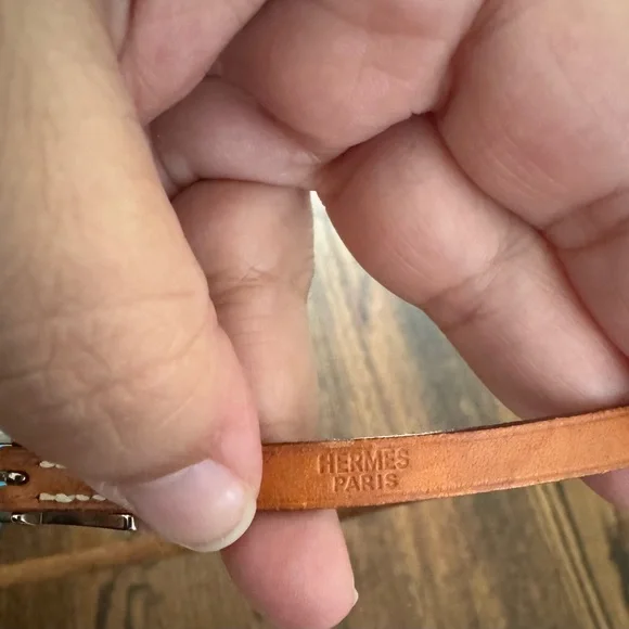 Hermès Leather Wrap Bracelet - Picture 4 of 6